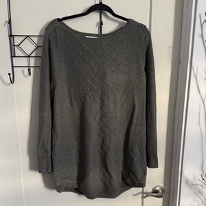 Reitmans Heather Gray Knit Top 2X